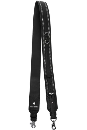 Zadig & Voltaire Stud-embellished leather shoulder strap