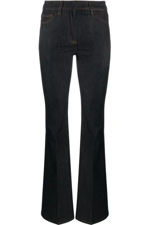 Twin-Set Mid-rise flared jeans