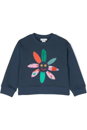 Stella McCartney Floral-embroidered cotton sweatshirt