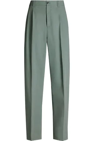 Maison Margiela X Pendleton yoke-detail trousers