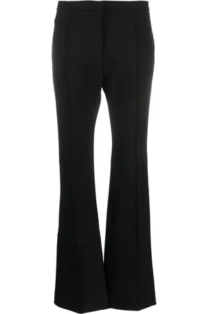 panelled flared trousers