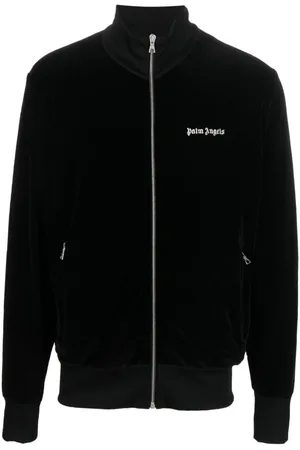 Palm Angels Men's Jaquard Monogrammed Track Jacket