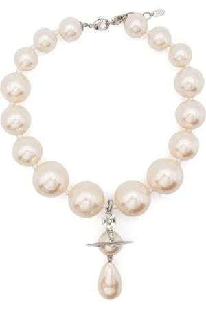Vivienne Westwood Orb-pendant pearl necklace