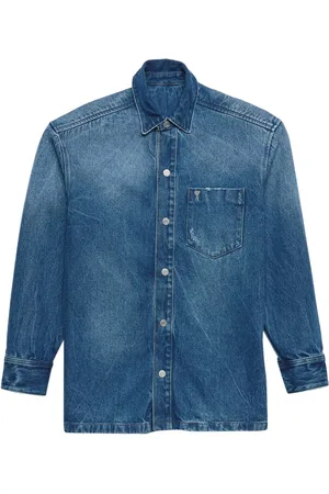 Daily Paper monogram-jacquard Denim Shirt Jacket - Farfetch