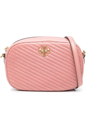 Tory Burch Kira Chevron moto-quilted camera bag