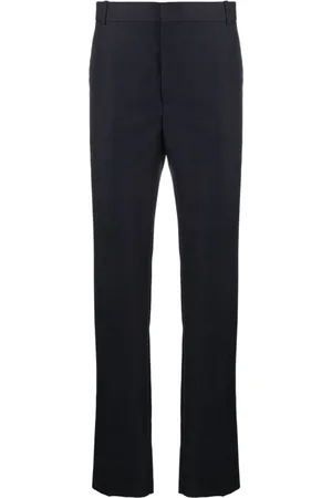 Alexander McQueen Wool-blend straight-leg trousers