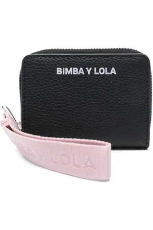 Bimba Y Lola Logo-lettering Leather Wallet in Pink