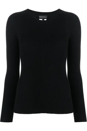 Emporio Armani Seamless ribbed-knit jumper