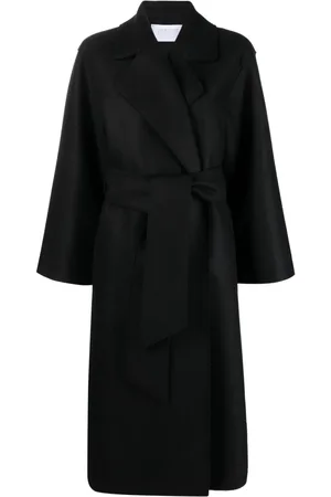 Harris Wharf London Belted virgin-wool long coat