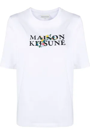 Maison Kitsuné Logo-print cotton T-shirt