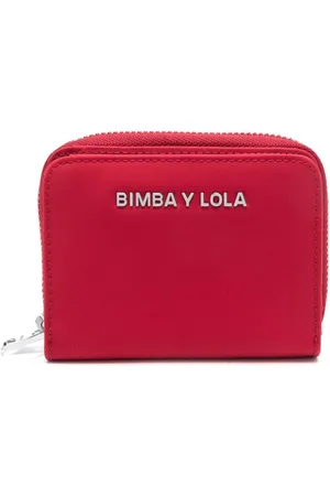 Bimba Y Lola Logo-Lettering Zipped Wallet