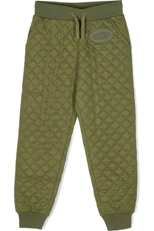 Moschino Matelass??-effect track pants