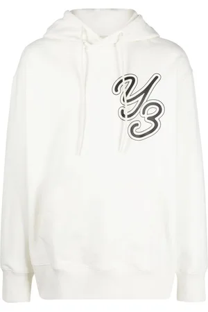 Y-3 Logo-print organic cotton hoodie