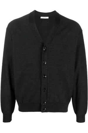 LEMAIRE M??lange-effect wool blend cardigan