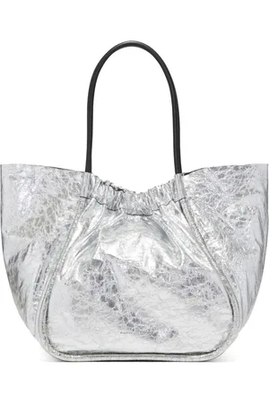 Proenza Schouler Pipe Leather Tote in Metallic