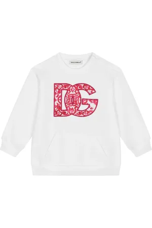 Dolce & Gabbana Logo-embroidered cotton sweatshirt