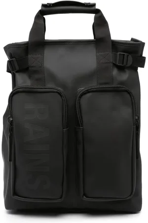 Rains Logo-print multi-pocket backpack
