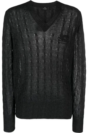 Etro Logo-embroidered cashmere jumper