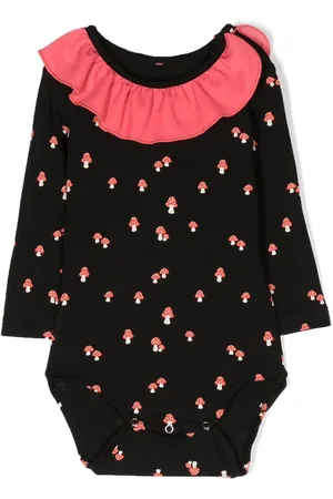 Wauw Capow by Bangbang Anna mushroom-print ruffled body