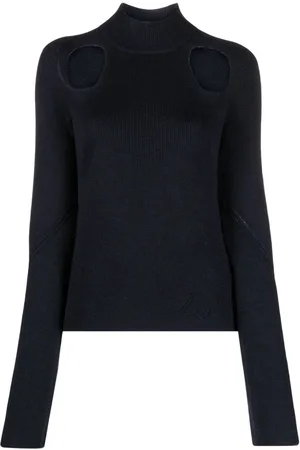 Zadig & Voltaire Micky cut-out merino-wool jumper