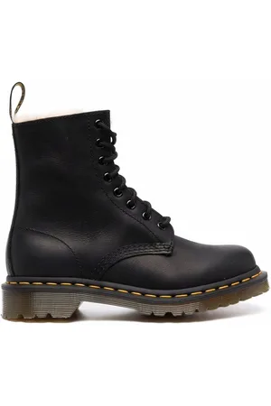 Dr. Martens 1460 Serena faux shearling-lined ankle boots