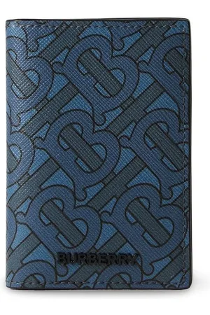 Burberry TB Monogram Bifold Wallet Vivd Blue