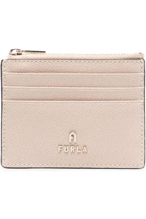 Furla Logo-lettering leather cardholder