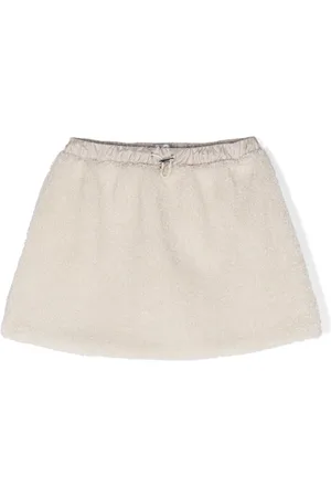 Il gufo Panelled drawstring skirt