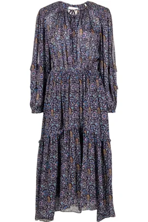 Isabel Marant Floral-print crepe midi dress