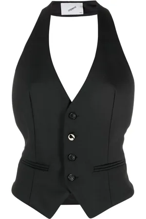 COPERNI Halterneck open-back vest