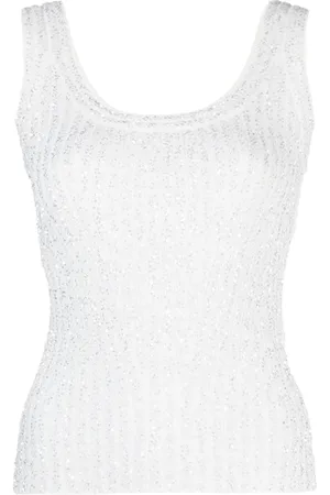 Missoni Sequin-embellished ribbed top