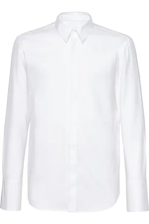 Salvatore Ferragamo Concealed-fastening oxford poplin shirt
