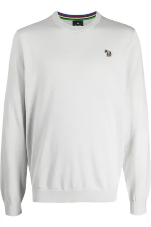 Paul Smith Zebra-patch crew-neck jumper