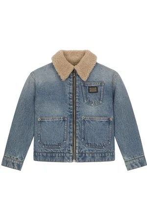 Acne Studios logo-patch Hooded Denim Jacket - Farfetch