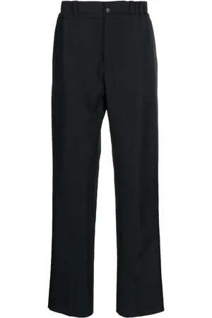 Lanvin Monogram cotton straight trousers