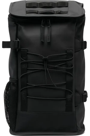 Rains Logo-strap buckle-fastening backpack