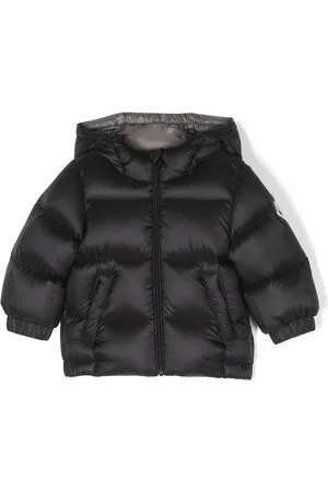 Moncler Logo-appliqu?? hooded padded jacket