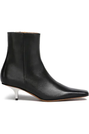 Marni Heeled leather ankle boots