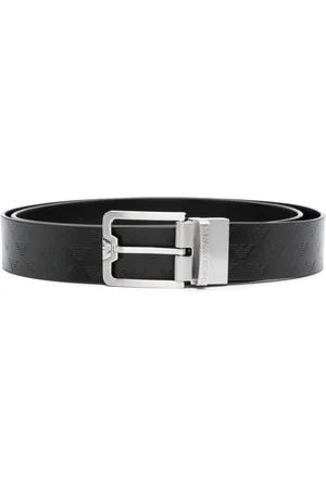 Emporio Armani Buckle-fastening leather belt