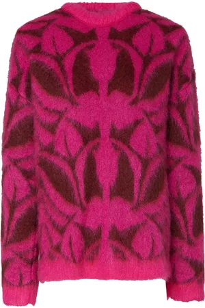La DoubleJ Intarsia-knit long-sleeve jumper