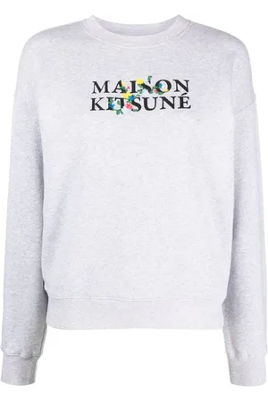 Maison Kitsuné Logo-print cotton sweatshirt