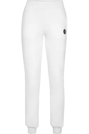 Philipp Plein Logo-patch tapered track pants