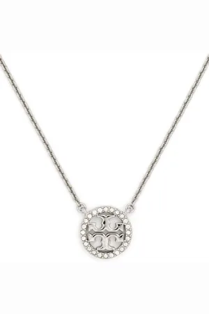 Tory Burch Miller logo-pendant necklace