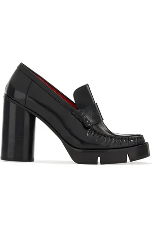 Salvatore Ferragamo Logo-debossed leather moccasins