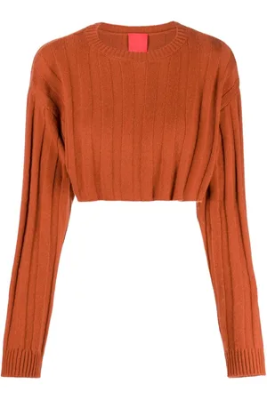 Cashmere In Love Remy ribbed-knit cropped jumper