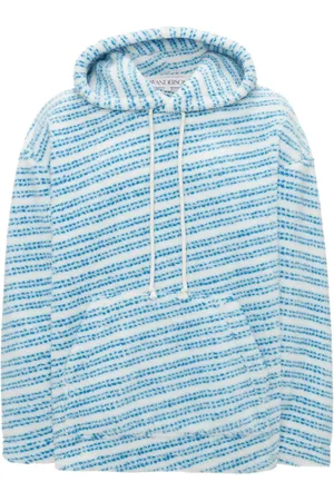 J.W.Anderson Oversized striped fleece hoodie