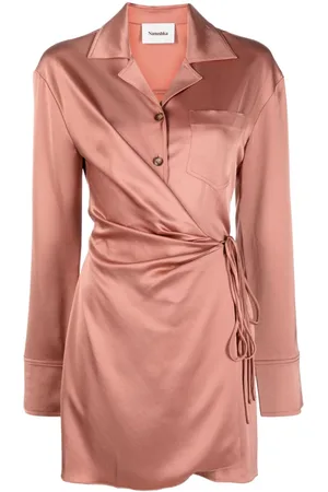 Nanushka Xaviera slip satin mini dress