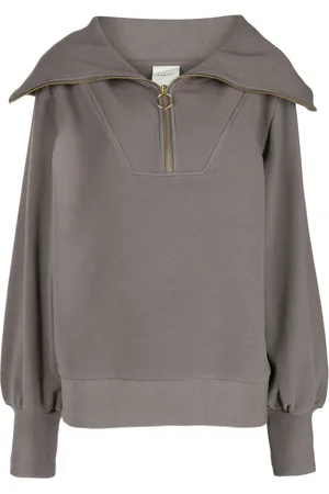 Varley Oversize-collar ribbed jumper
