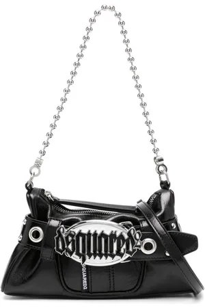 Dsquared2 Gothic Belt leather clutch bag