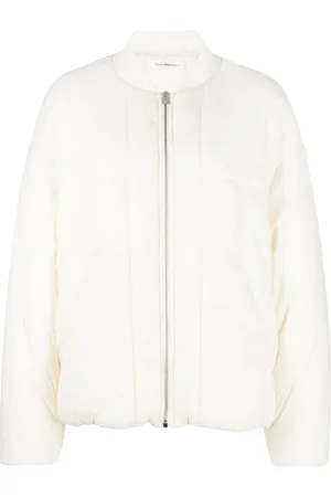 There Was One Quilted padded bomber jacket